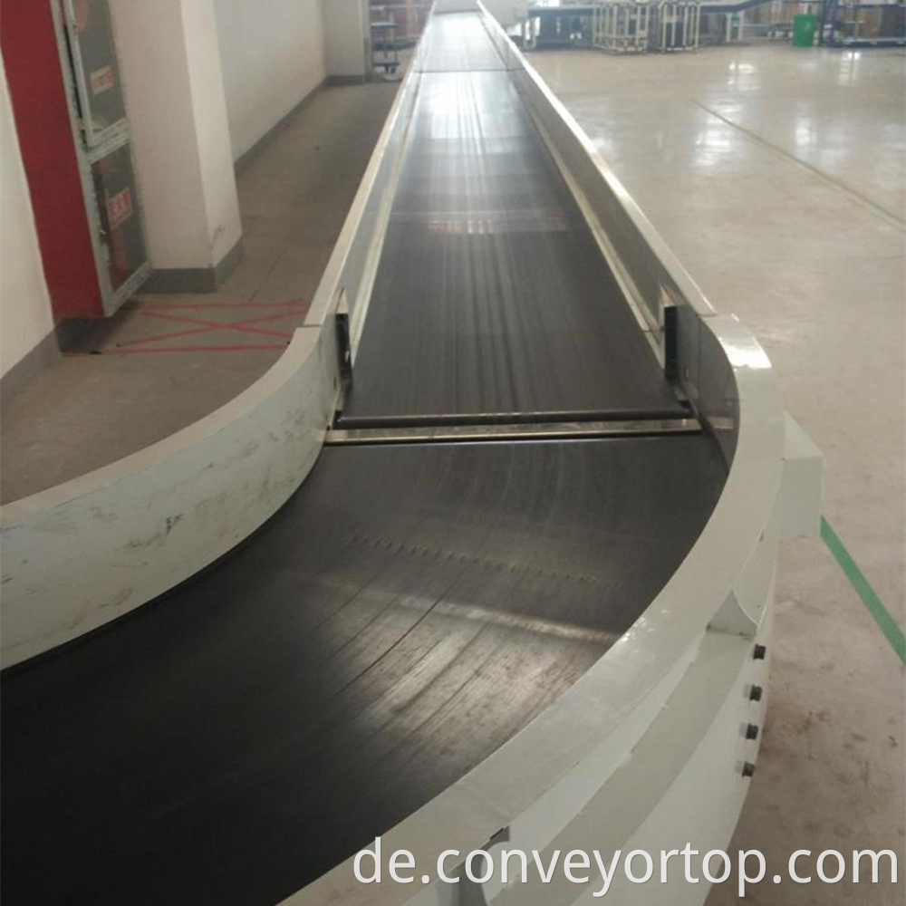 Curve belt conveyors
